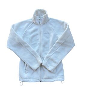 Columbia Soft White Fleece Jacket